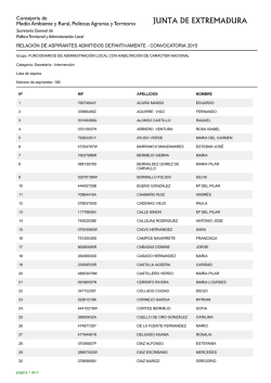 Lista definitiva de admitidos