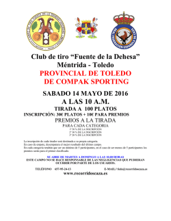 provincial de toledo de compak 14 de mayo