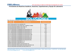 Soluciones - PRELABmex