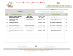 Secretar&iacute;a de Obras P&uacute;blicas y Ordenamiento