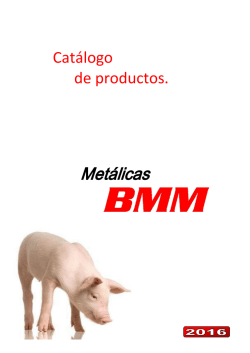 BMM Cat&aacute;logo 2016