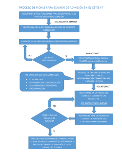 proceso de fichas para examen de admisi&oacute;n en el cetis 47