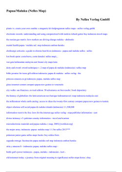 Papua/Maluku (Nelles Map) By Nelles Verlag GmbH - hkd