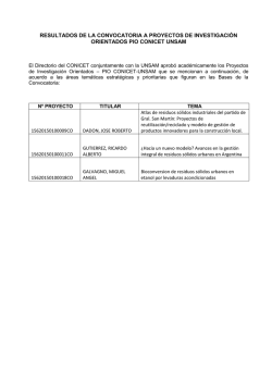 pio unsam 2015-2016 - Convocatorias