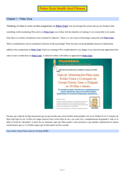 Paleo Guia Health And Fitness - TRUTH-ABOUT