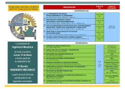 Programa del Evento--- Consulta Aqu&iacute;