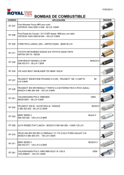 bombas de combustible