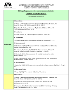 listado de lecturas - Uam-I