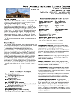 saint lawrence the martyr catholic church