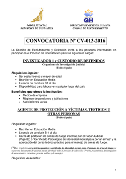 N&ordm; CV-013-2016 - Poder Judicial