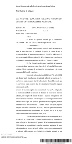 c&aacute;mara nacional de apelaciones del trabajo