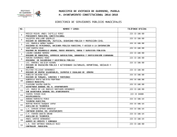 municipio de ayotoxco de guerrero, puebla h. ayuntamiento