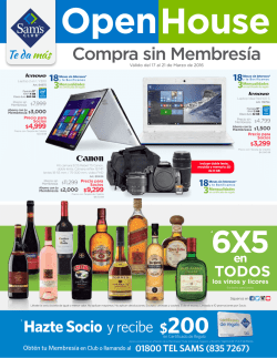 Socios - Sam&acute;s Club