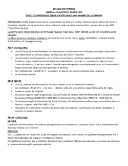 &aacute;rea ingl&eacute;s - Colegio San Patricio