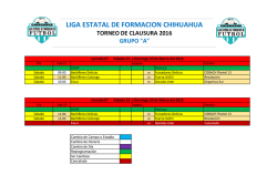 liga estatal de formacion chihuahua