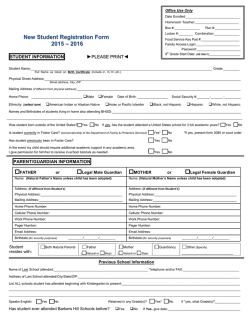 Registration Packet - Barbers Hill Independent School District