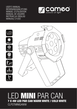 LED MINI PAR CAN - Huss Licht & Ton