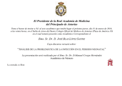 Toma de posesi&oacute;n como Acad&eacute;mico Correspondiente del