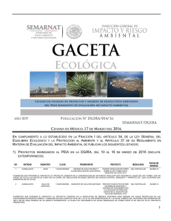 14 - sinat - Secretar&iacute;a de Medio Ambiente y Recursos Naturales