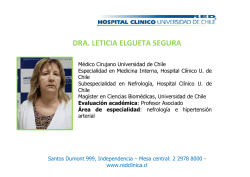 dra. leticia elgueta segura - Hospital Cl&iacute;nico Universidad de Chile