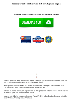 descargar cyberlink power dvd 9 full gratis espaol
