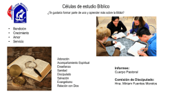 &iquest;Sabes que es una C&eacute;lula de estudio B&iacute;blico?