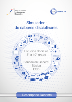 Simulador de saberes disciplinares