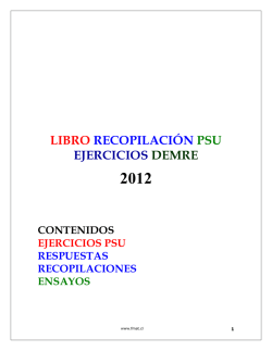 Libro Recopilaci&oacute;n de Ejercicios