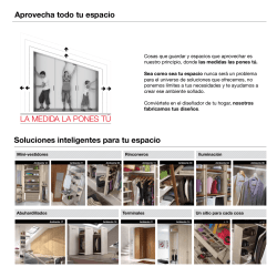 LA MEDIDA LA PONES T&Uacute; Soluciones inteligentes - Hotel
