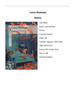 Laura Restrepo Delirio
