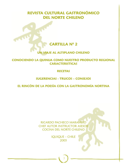Cartilla 2 - Chef Ricardo Pacheco