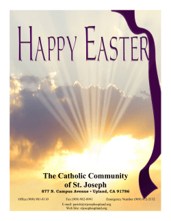 March 27, 2016 - St. Joseph Catholic Church