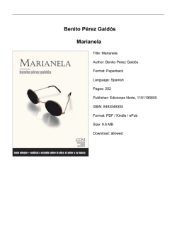 Benito P&eacute;rez Gald&oacute;s Marianela