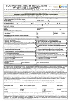 caja de previsi&oacute;n social de comunicaciones caprecom eice en