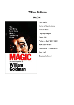 William Goldman MAGIC