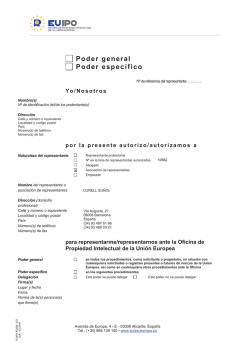 Poder general Poder espec&iacute;fico