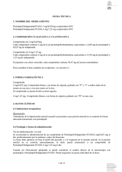 1 de 15 FICHA T&Eacute;CNICA 1. NOMBRE DEL MEDICAMENTO