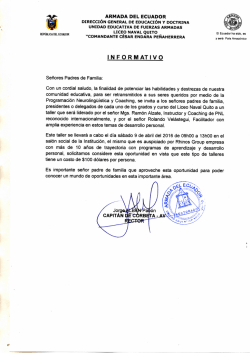 informativo - Liceo Naval Quito