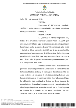 camara federal de salta