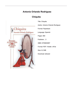 Antonio Orlando Rodriguez Chiquita