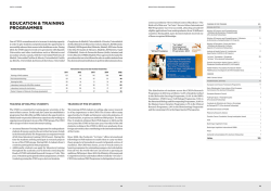 education & training programmes