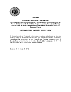 Resultados Convocatoria N&deg; 103 Personas Naturales