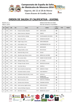 OS SABADO 26 MARZO. CTO ESPA&Ntilde;A SALTO