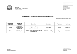 lugares de almacenamiento p&uacute;blico de mantequilla