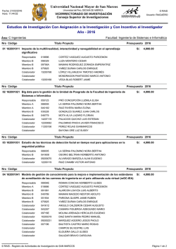 Facultad de Ingenier&iacute;a de Sistemas e Inform&aacute;tica