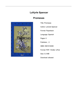 LaVyrle Spencer Promesas