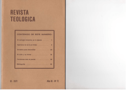 REVISTA TEOLOGICA
