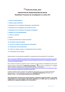 Gu&iacute;a de ayuda - Instituto de Salud Carlos III