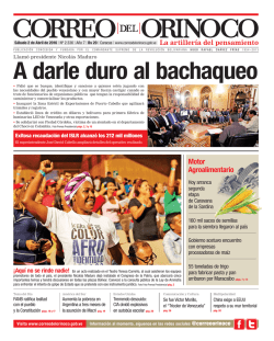 Descargar PDF - Correo del Orinoco