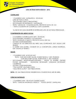 Sextos B&aacute;sicos - Colegio Academia de Humanidades